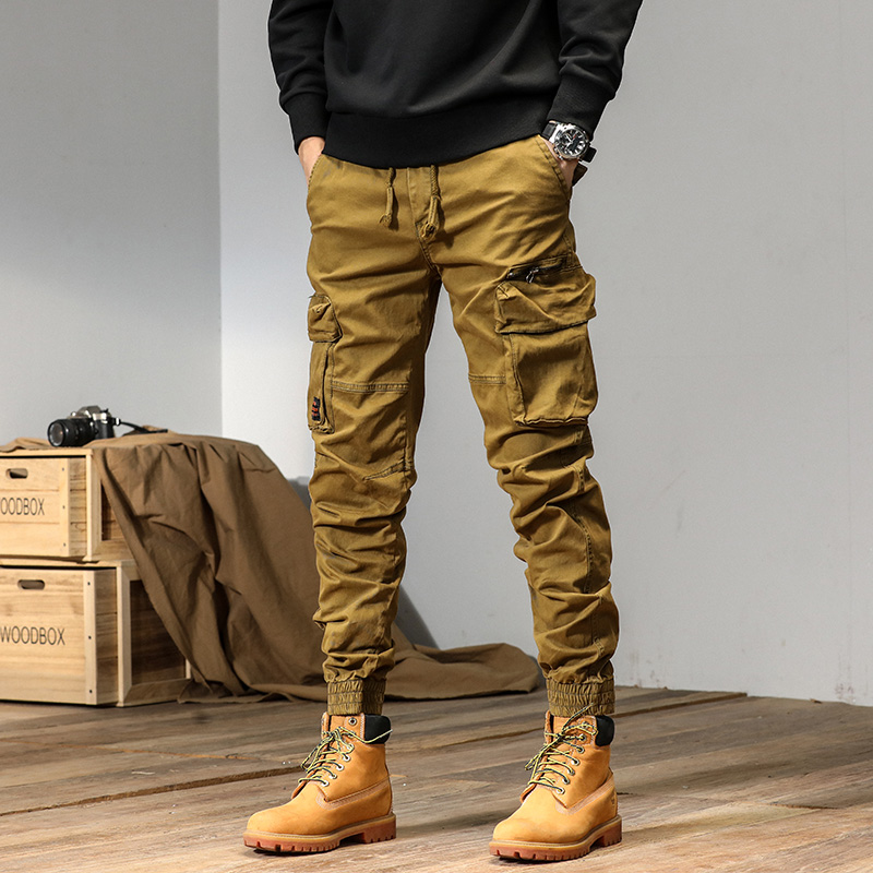 CAAYU Joggers Cargo Pants Mens - Techwear Pants Tactical ulasan dan harga