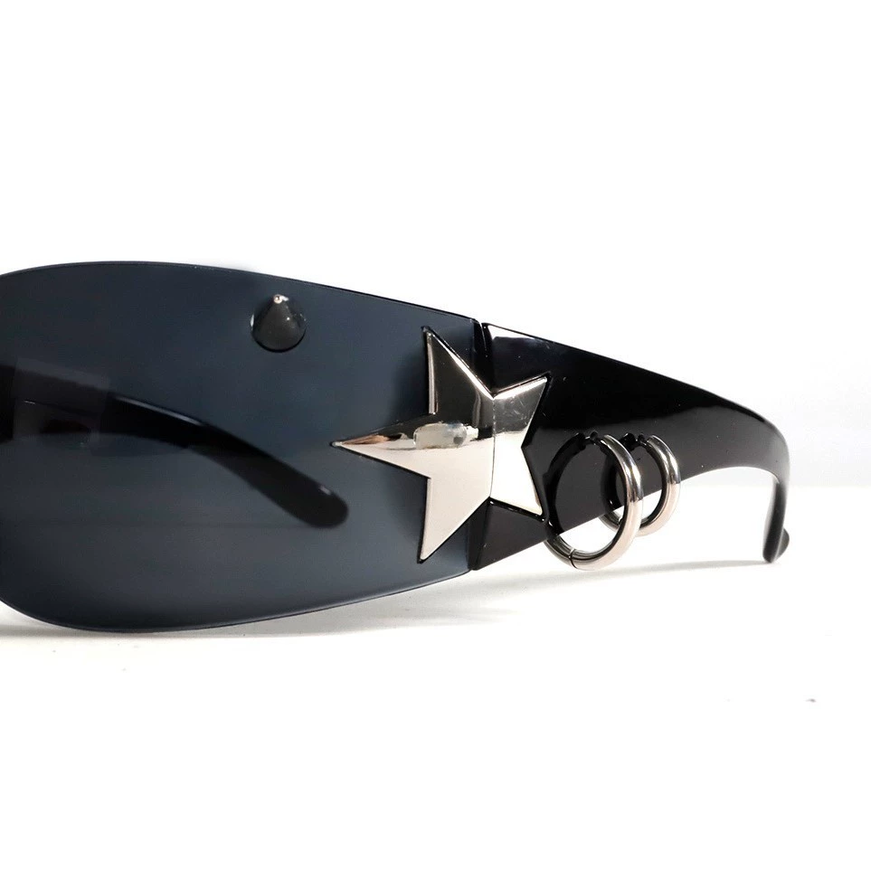 Rivet Punk Metal Star Frame Gl - Street Fashion Girls ulasan dan harga