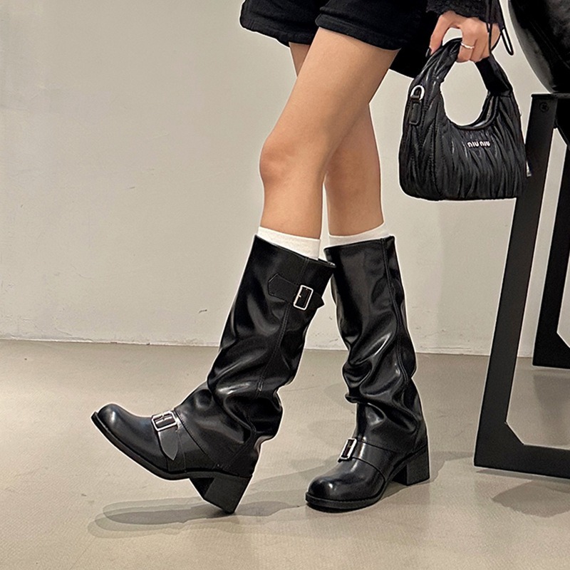 2025Woman Boots Knee High Plat - Street Fashion Winter 2025 ulasan dan harga