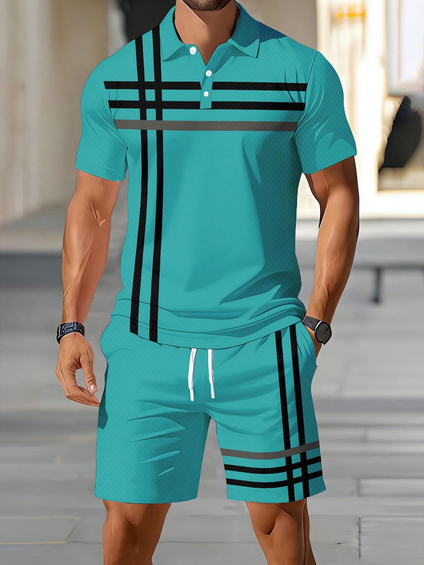 2026 Summer American Men's Pol - Street Fashion Summer 2026 ulasan dan harga
