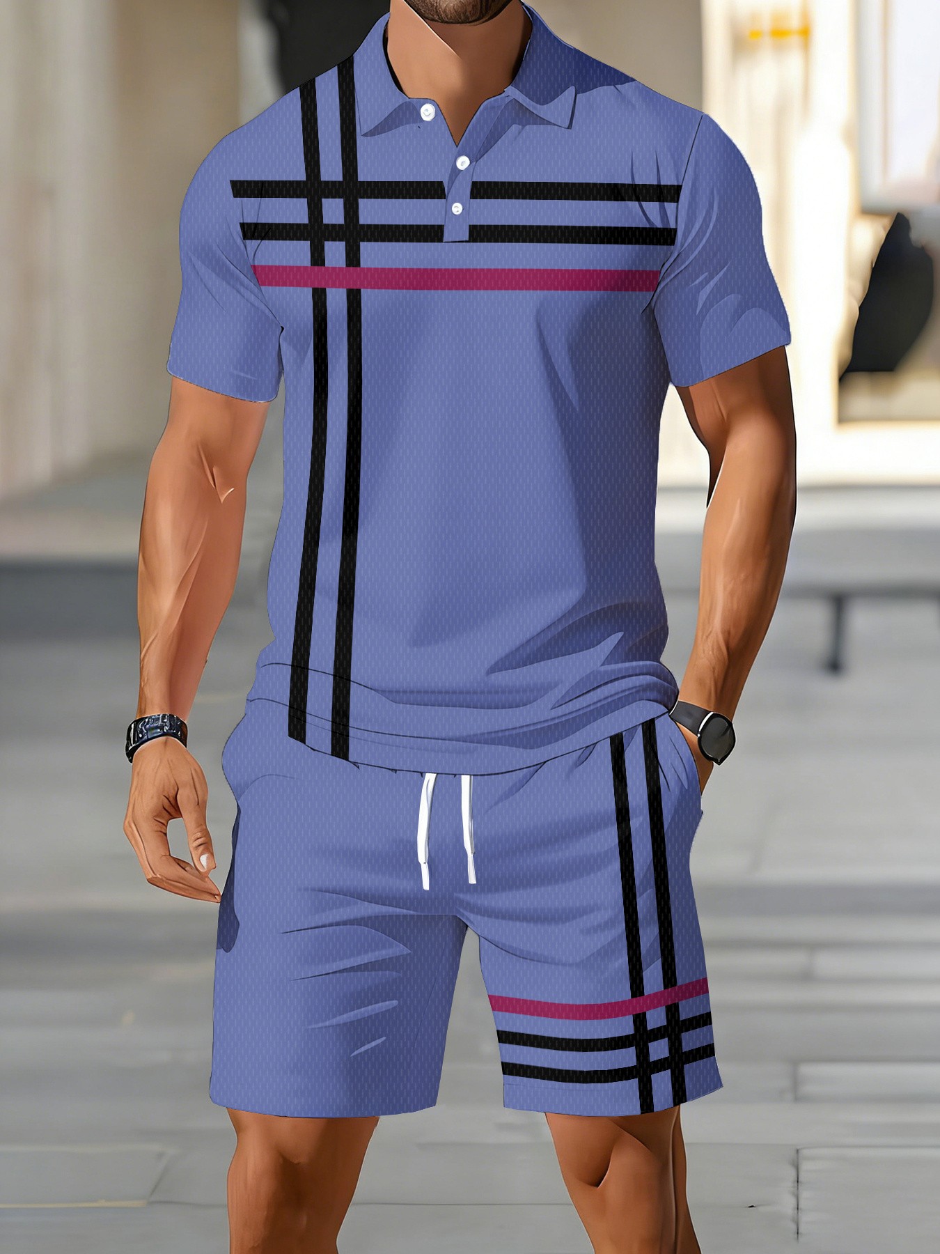 2026 Summer American Men's Pol - Street Fashion Summer 2026 ulasan dan harga