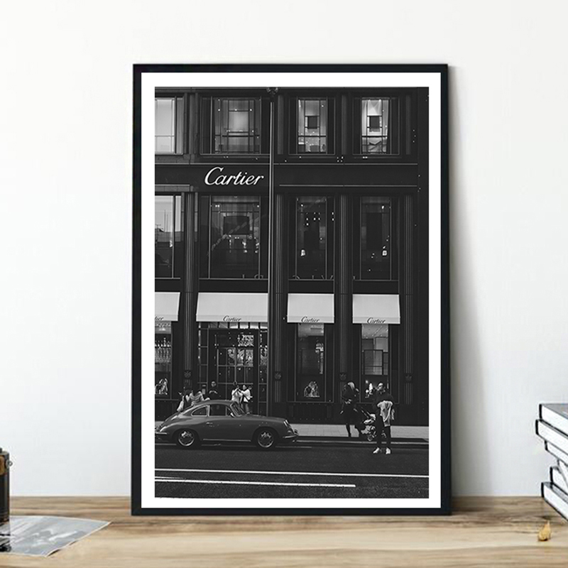 European Street Canvas Paintin - Street Fashion Photo ulasan dan harga
