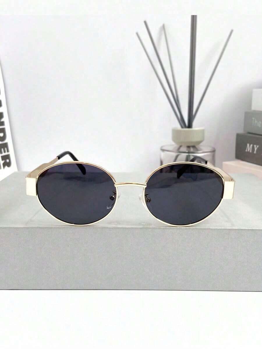 New Retro High-End Metal Oval  - Street Fashion High End ulasan dan harga