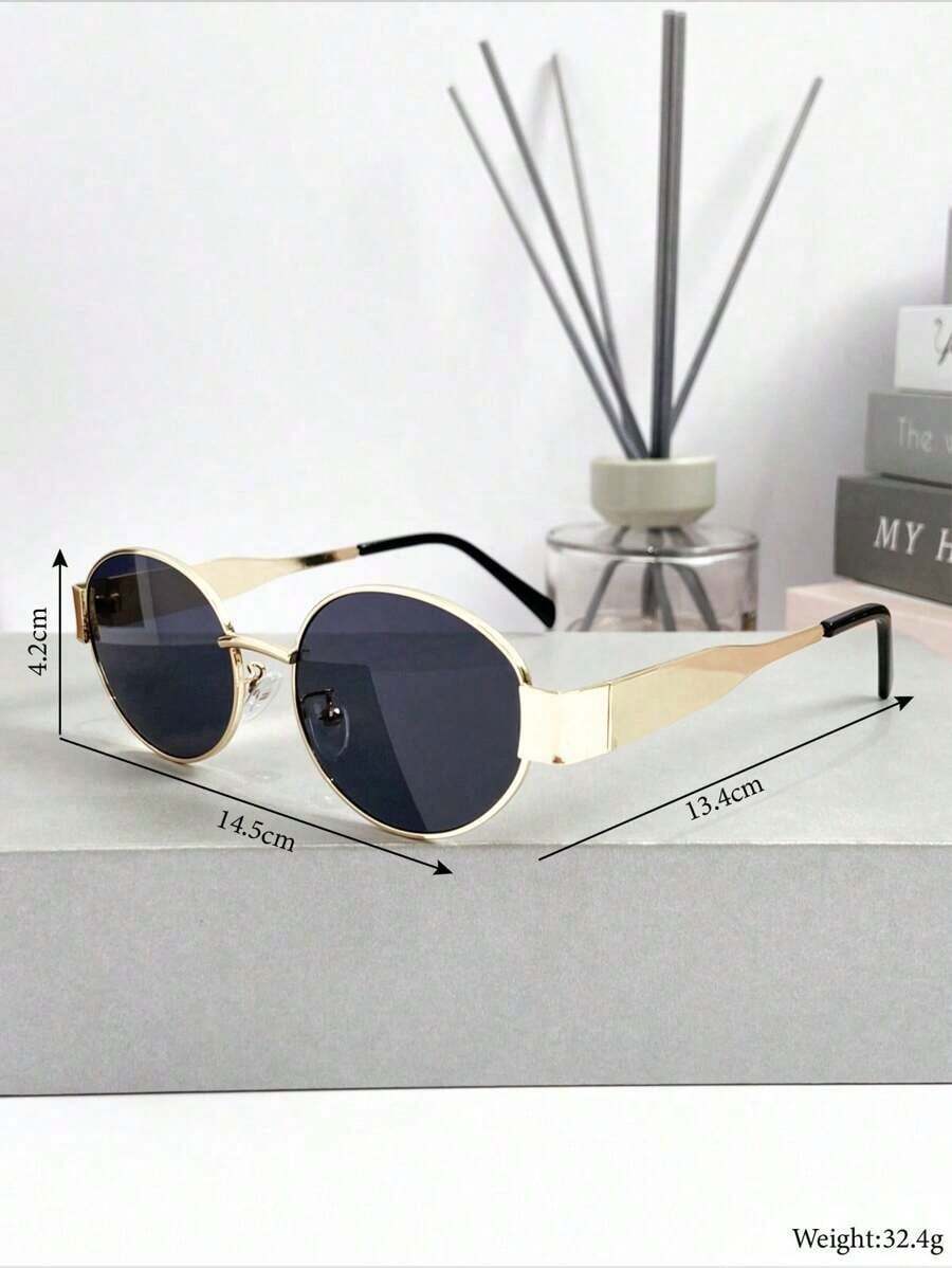 New Retro High-End Metal Oval  - Street Fashion High End ulasan dan harga
