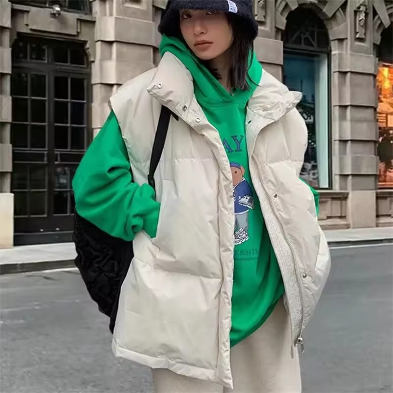 2025 New Korean Winter Vest Ja - Puffer Vest Padded ulasan dan harga