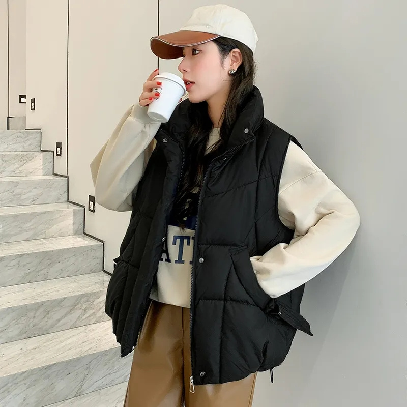 2024 New Korean Women Winter P - Puffer Vest Padded ulasan dan harga