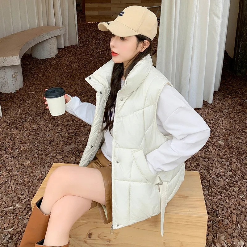 2024 New Korean Women Winter P - Puffer Vest Padded ulasan dan harga