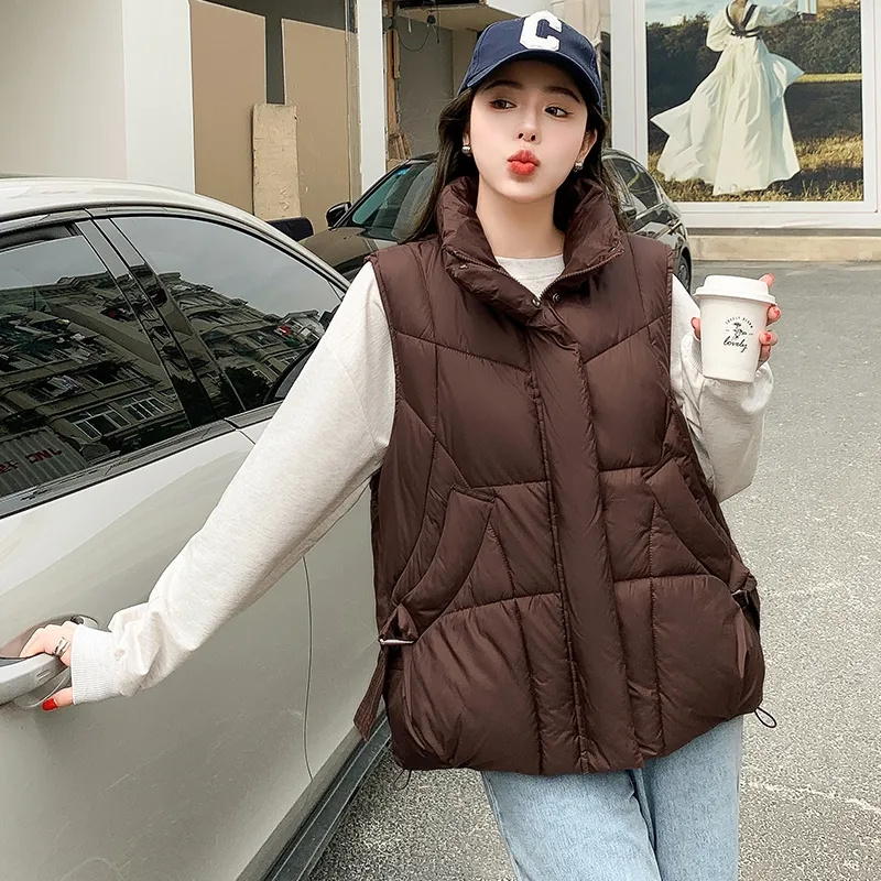 2024 New Korean Women Winter P - Puffer Vest Padded ulasan dan harga