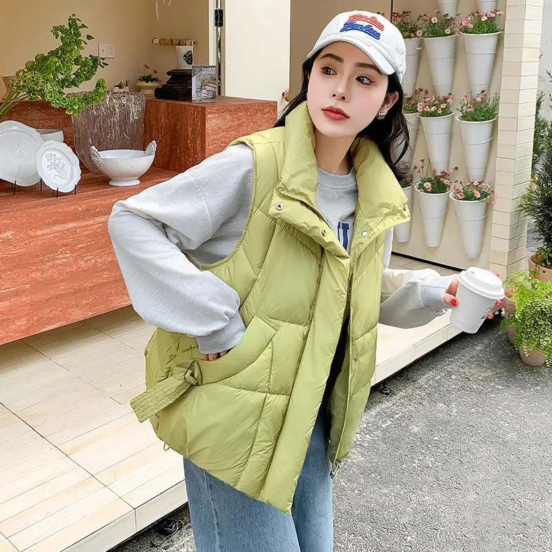 2024 New Korean Women Winter P - Puffer Vest Padded ulasan dan harga