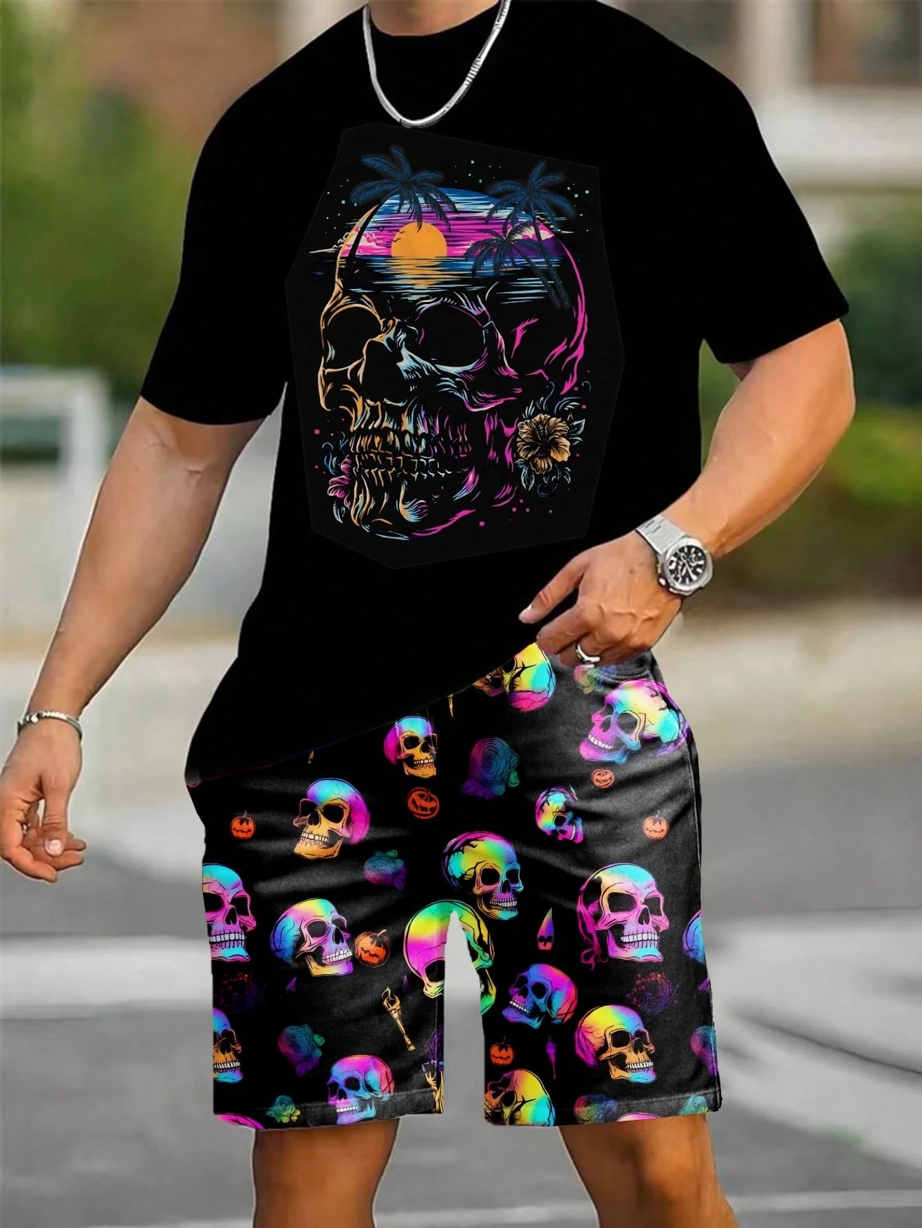 2026 Summer New Men's Short-Sl - Street Fashion Summer 2026 ulasan dan harga