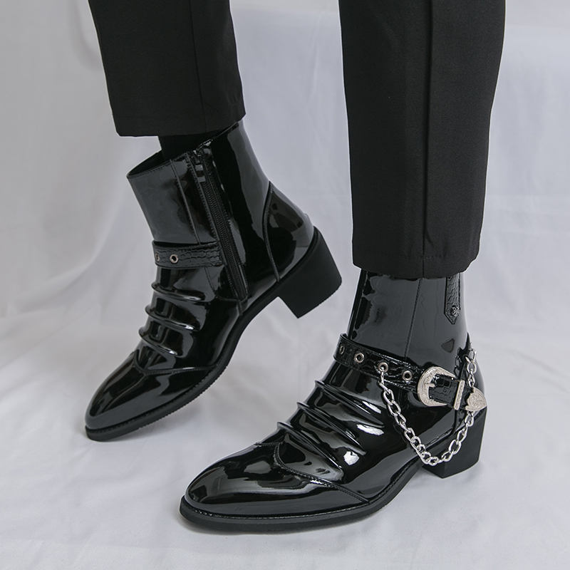 Fashion Side Zipper High Top M - Street Fashion High End ulasan dan harga