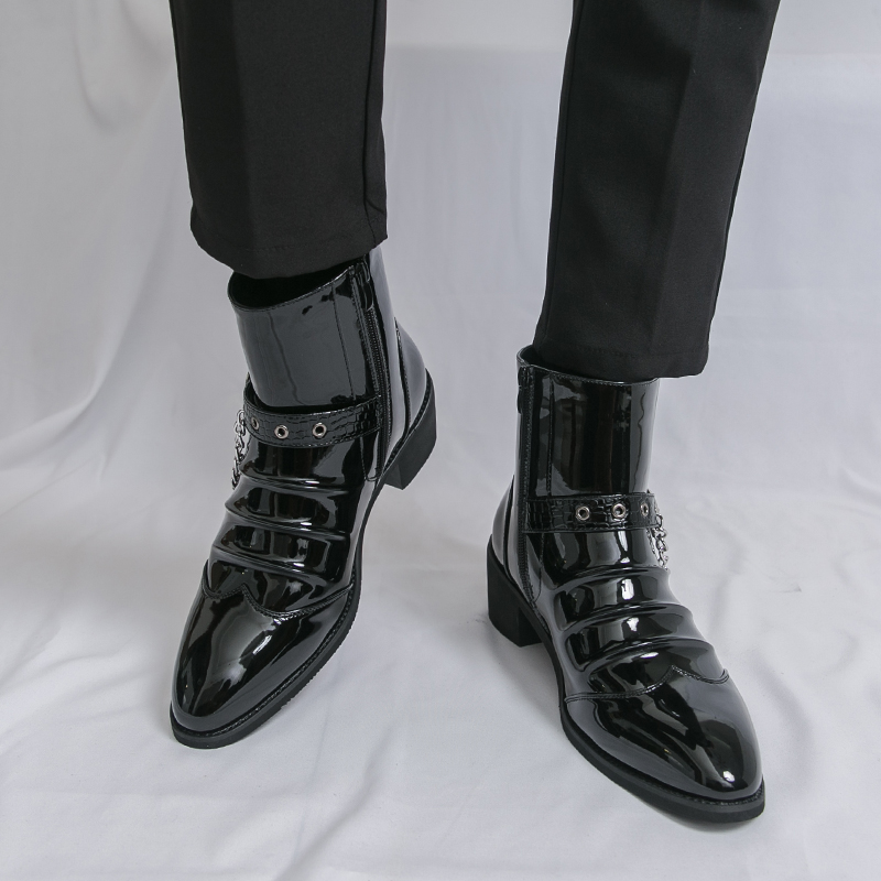Fashion Side Zipper High Top M - Street Fashion High End ulasan dan harga