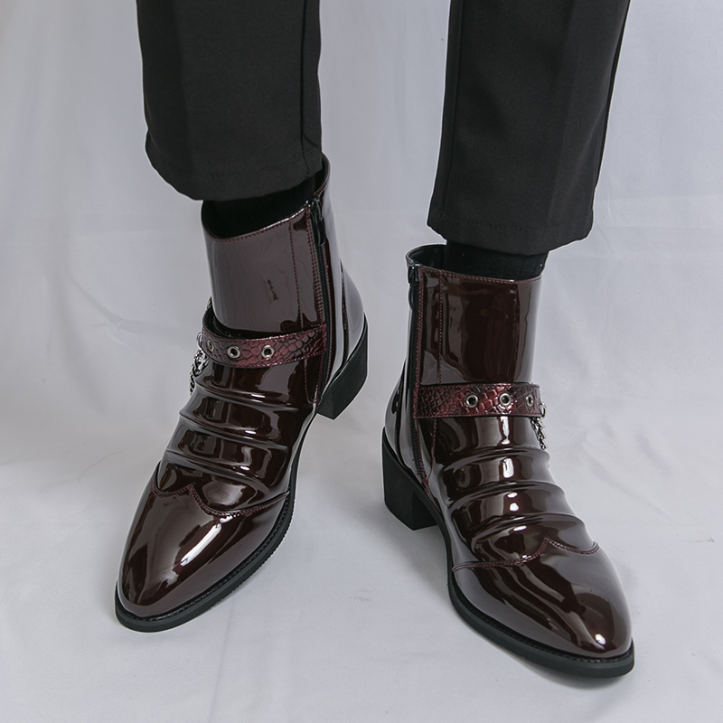 Fashion Side Zipper High Top M - Street Fashion High End ulasan dan harga