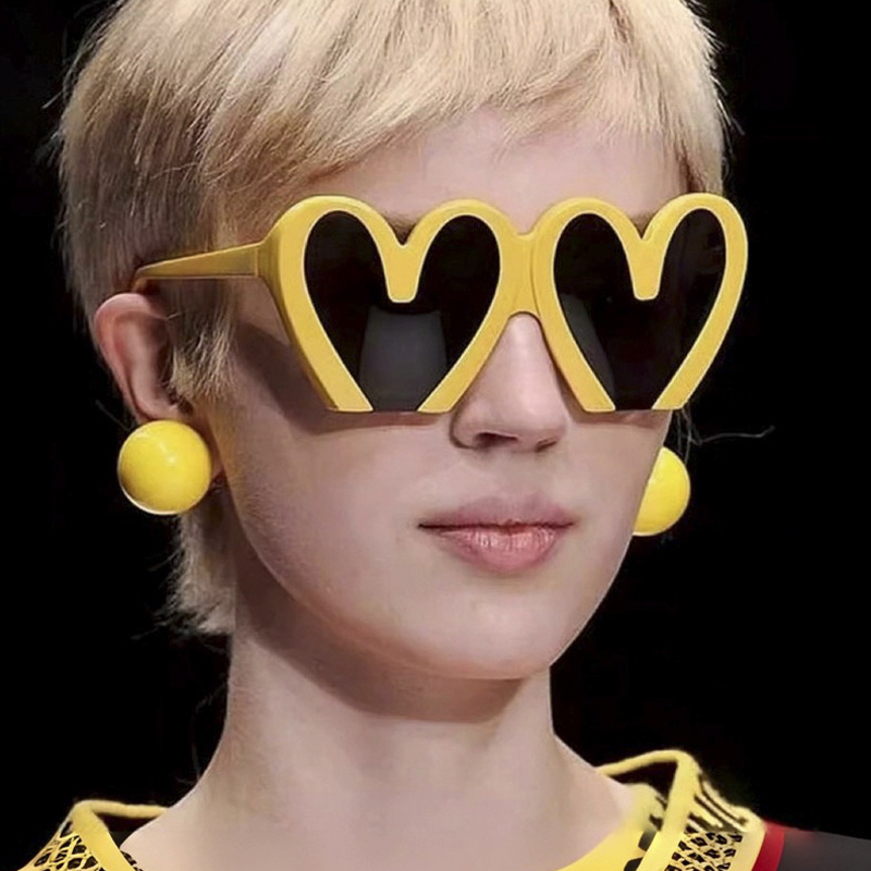 Fashion New Peach Heart Sungla - Street Fashion Photo ulasan dan harga