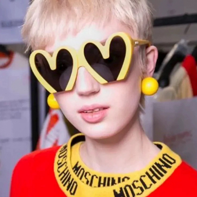 Fashion New Peach Heart Sungla - Street Fashion Photo ulasan dan harga