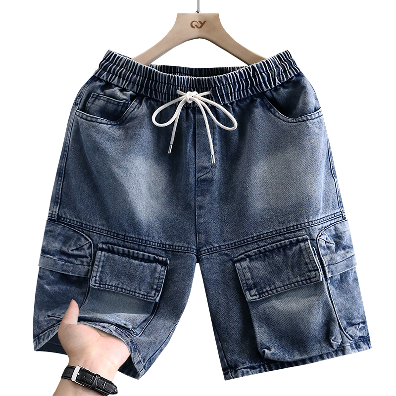 Men's Cargo Shorts New Summer  - Street Fashion Jeans ulasan dan harga