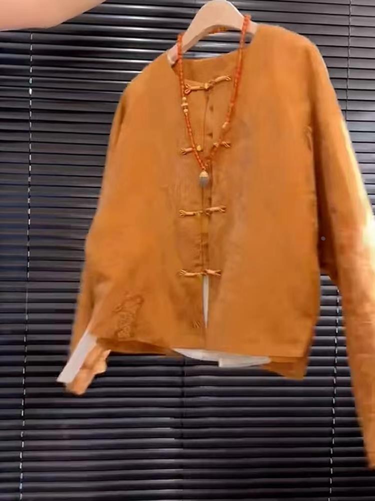 New High-End Satin Orange Flor - Street Fashion High End ulasan dan harga