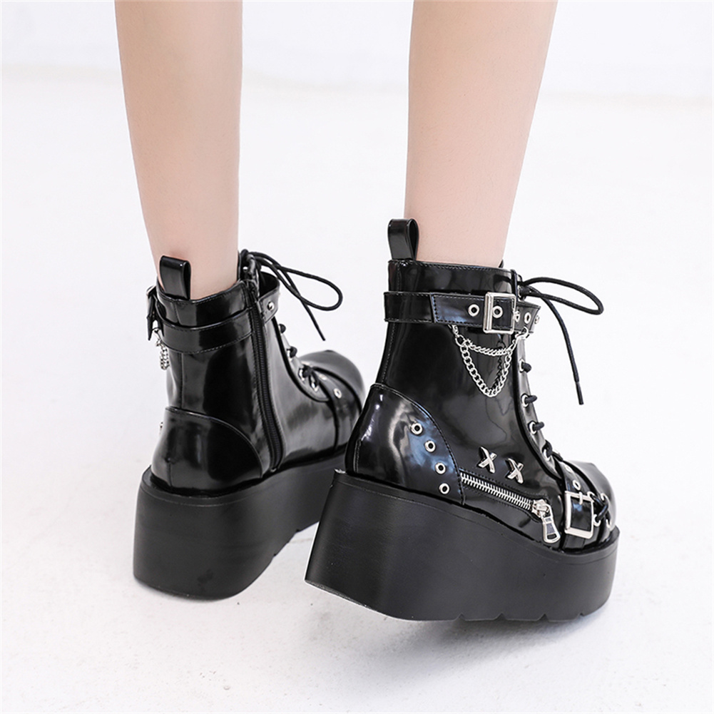 Brand New Ladies Goth Platform - Street Fashion Girls ulasan dan harga