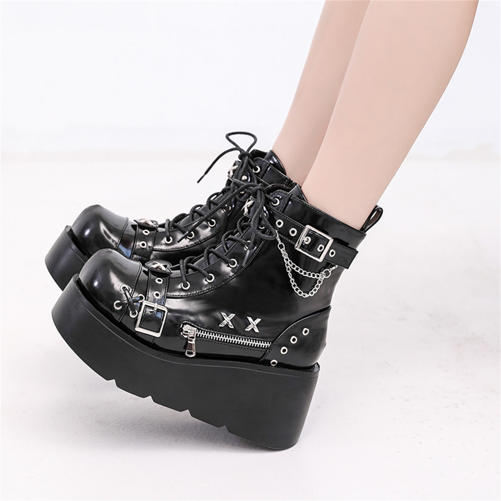 Brand New Ladies Goth Platform - Street Fashion Girls ulasan dan harga