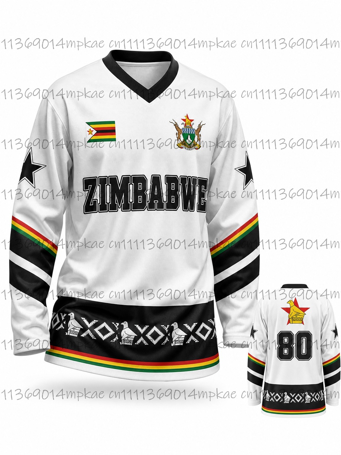 Autumn Zimbabwe Ethnic Street  - Street Fashion Tshirt ulasan dan harga