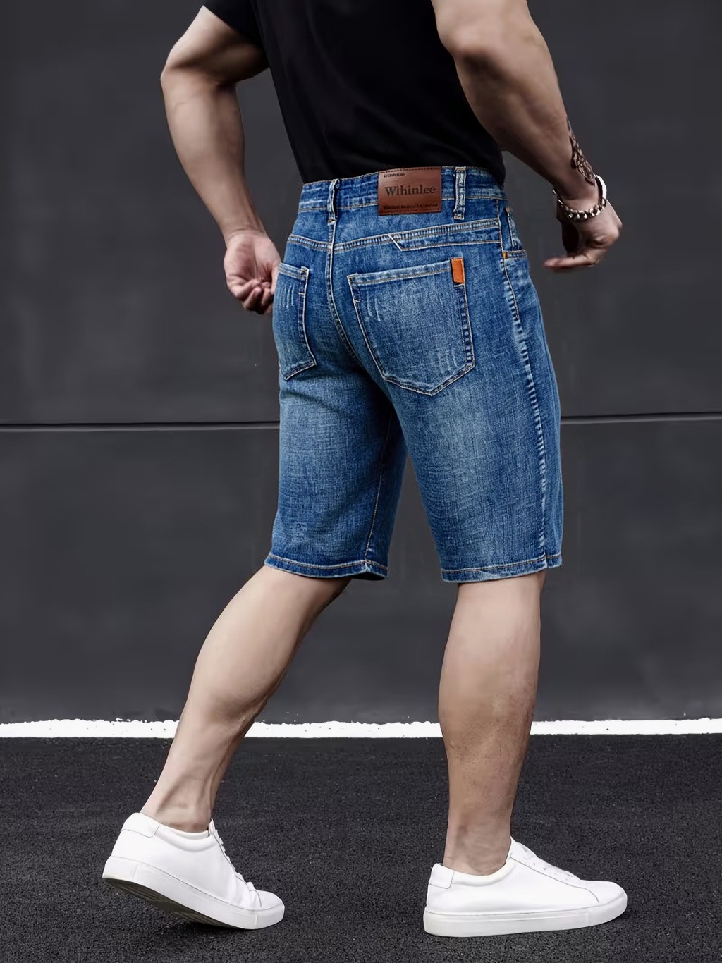 Wthinlee New Business Men's Je - Street Fashion Jeans ulasan dan harga
